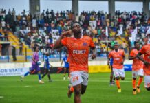 Players in action in an NPFL match