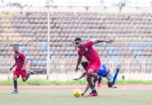 Sporting Lagos players in action