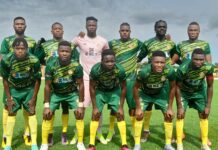 Kwara United FC pose for a team picture before a friendly