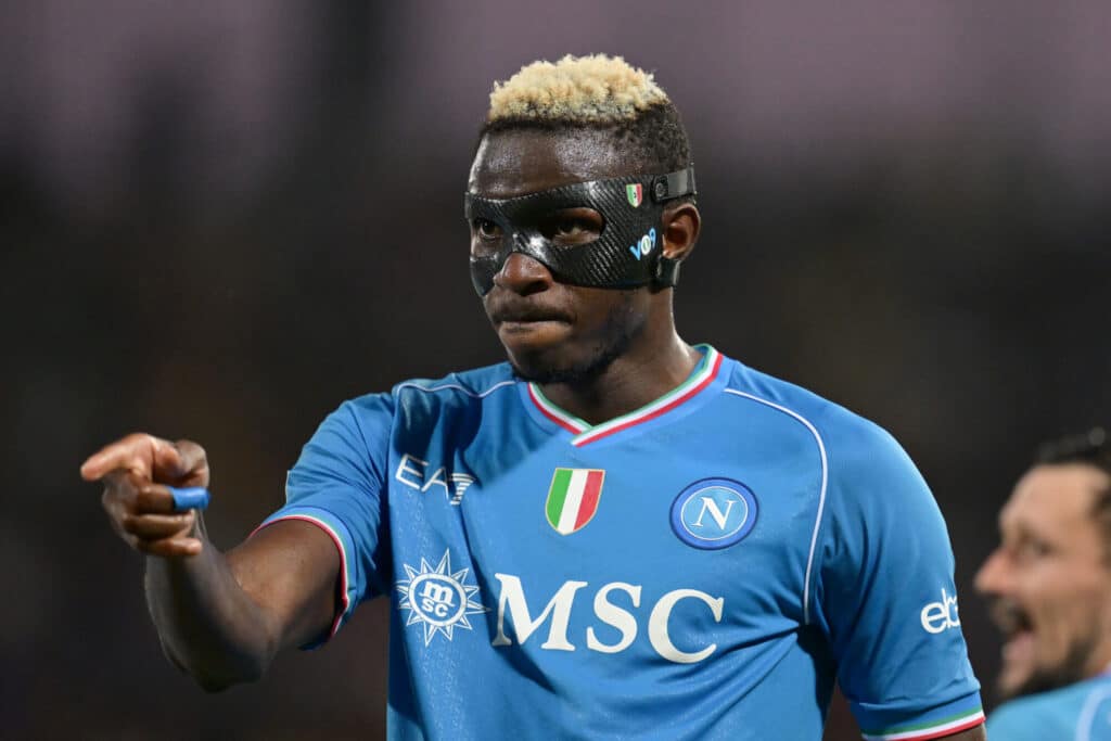 Victor Osimhen in action for Napoli