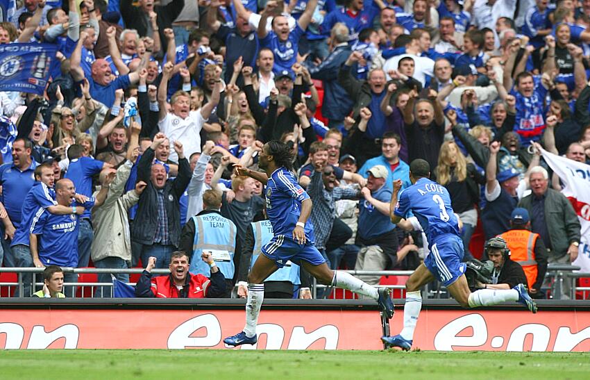 Didier Drogba, former teammates with Eden Hazard