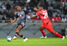 Orlando Pirates Maswanganyi in action