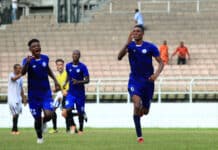 Rivers United players in action