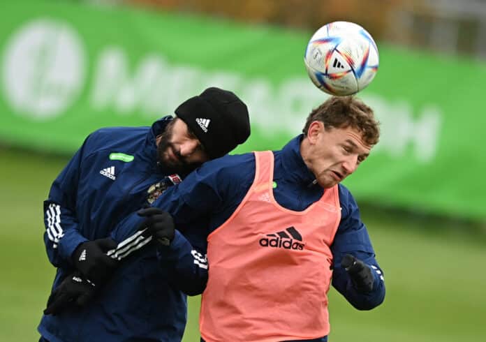 Russia players training ahead of Harambee Stars clash