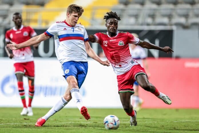 Aleksandr Sobolev scored against the Harambee Stars of Kenya