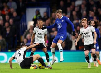 EPL match between Fulham vs Chelsea