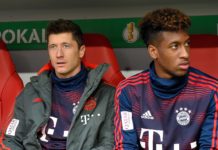 Lewandowski And Coman Fight