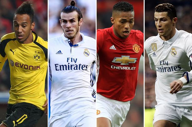 top ten fastest footballers in the World 2020